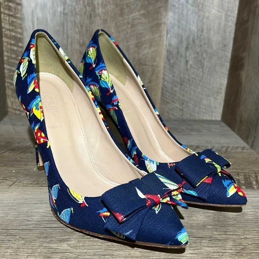 J.Crew Collection Ratti Regatta Bow Sailboat Heels